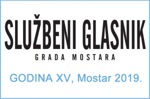 Број 6 година XV Мостар, 13.05.2019.године хрватски, босански и српски језик