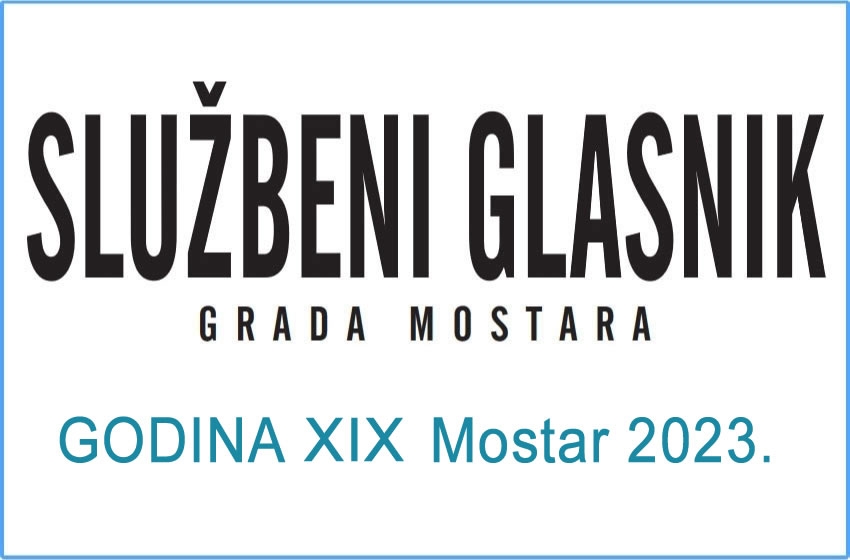 Број 21 година XIX Мостар, 20.07.2023. године хрватски, босански и српски језик